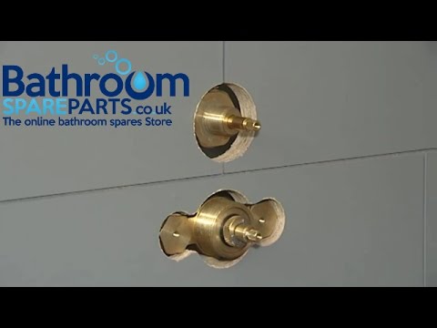 How to Change a Concealed shower valve (brass cartridge) - 2 & 3 way diverter valve