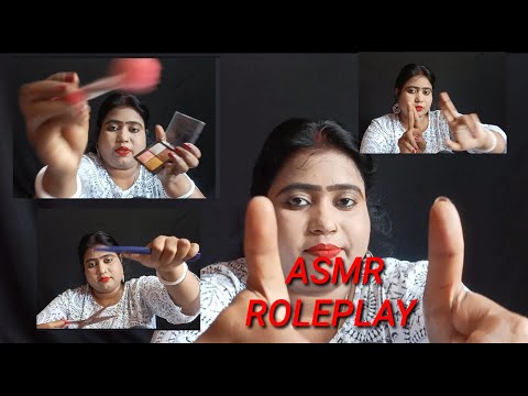 ASMR Roleplay (ASMR makeup 💄.asmr haircut.asmr Cranial nerve exam.)