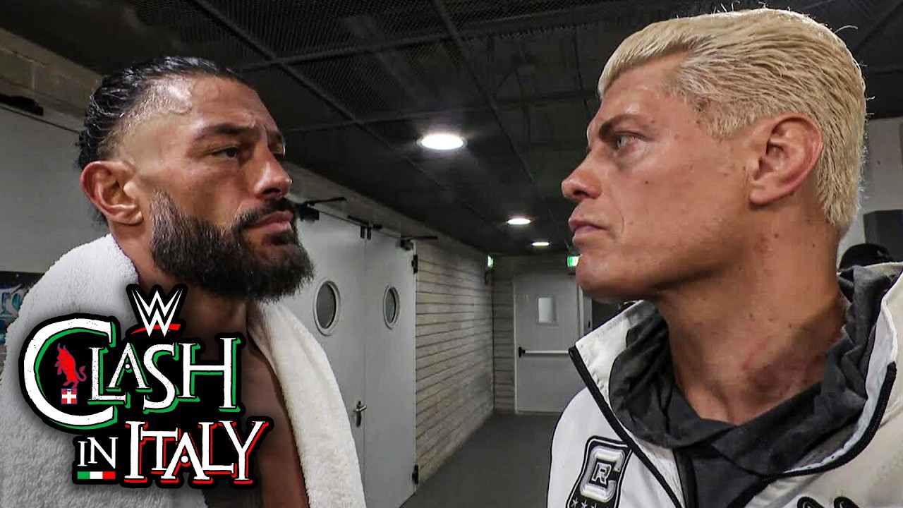 MUST SEE: Roman Reigns and Cody Rhodes come face-to-face: WWE Clash in Italy 2026 exclusive