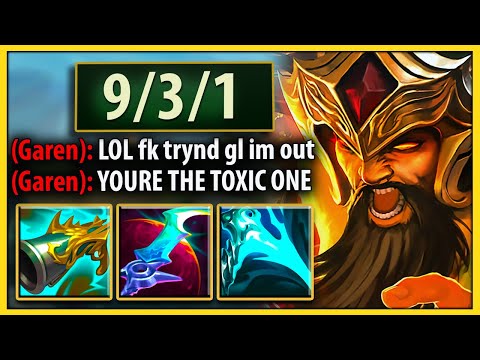 This Garen Became The Most Toxic Player After I Made Him Go 0-5... - League of Legends