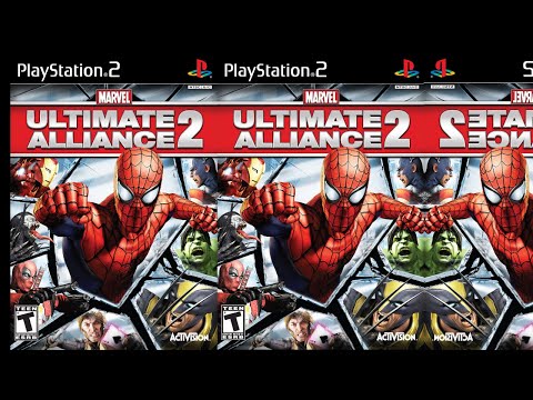 Marvel Ultimate Alliance 2 (PS2) Full Story Modes All Cutscenes Iron Man & Captain America Campaigns