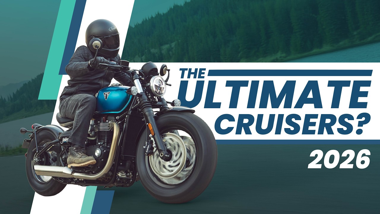 Top 10 BEST new Cruisers and Bobbers for 2026!