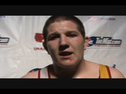 2009 Cadet Nationals 215 pound Greco-Roman champion Brooks Black of Pennsylvania