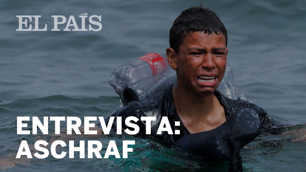 El testimonio de Aschraf, el joven que llegó a Ceuta en un flotador de botellas