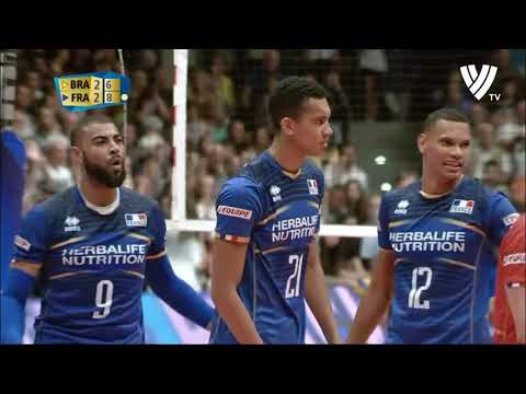 THE MOST DRAMATIC FINAL SET IN VOLLEYBALL HISTORY - BRAZIL VS FRANCE - VWC 2018