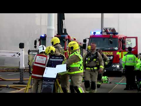 Your Fylde Tv - Fire at the abandoned new hacketts hotel