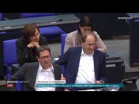 Bundestagsdebatte zu "Bürokratie im Steuerrecht" am 10.05.19