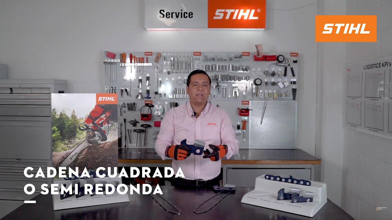 Experto STIHL- Cadena Cuadrada o Semi Redonda