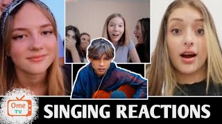 Download lagu Mereka sampe gak percaya kalo aku orang Indonesia karna nyanyi lagu ini | SINGING REACTIONS OmeTV mp3