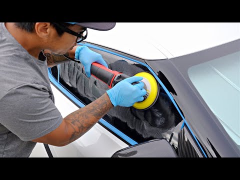 Removing Water Spots with Griot's Fine Glass Polish & Glass Polishing Pad