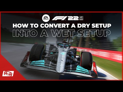 F1 22 How To Convert A Dry Setup Into A Wet Setup
