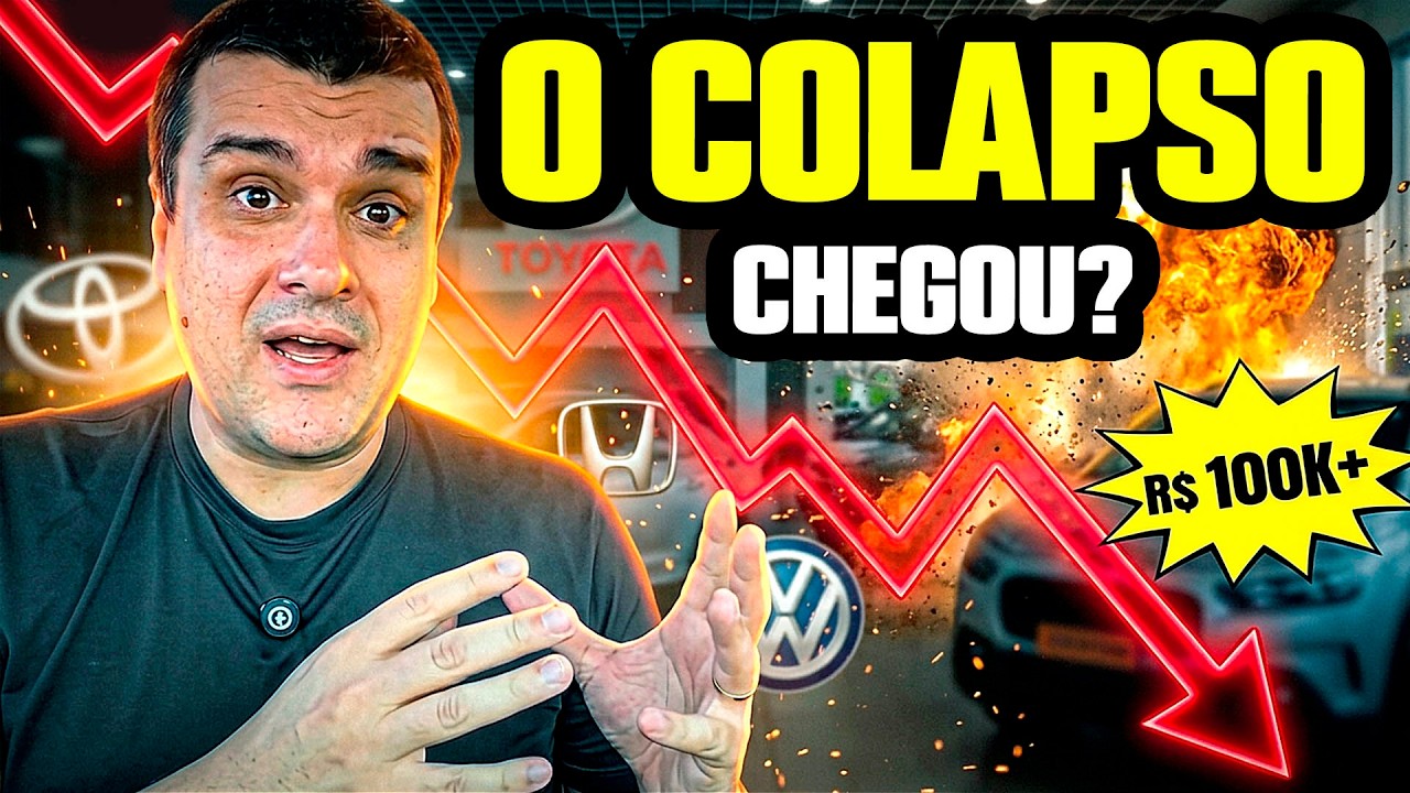 O GRANDE RESET DO MERCADO de CARROS USADOS ACIMA DOS R$100MIL! PROCURA CAI e CHINESES CRESCEM!