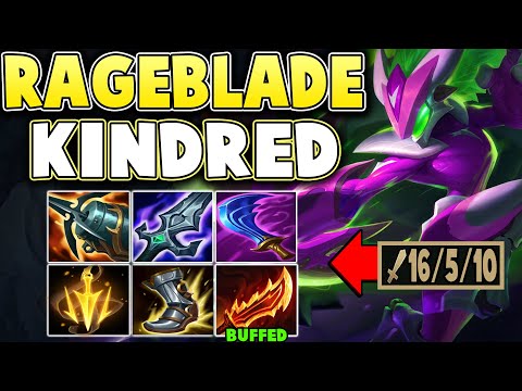 WTF?! New Buffed Rageblade Shreds Tanks In Seconds! Onhit Kindred Is Sleeper Op! - League Of Legends