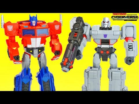 Transformers Cyberverse Collection Ultimate Class Optimus Prime Matrix Megatron Fusion Cannon