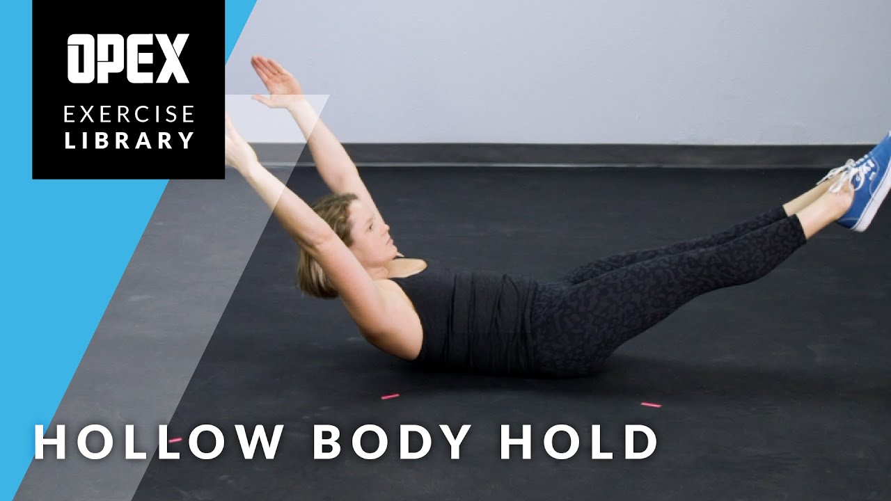 Hollow Body Hold - OPEX Exercise Library - YouTube