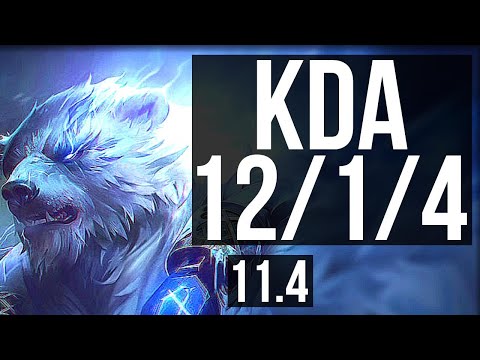 VOLIBEAR vs SKARNER (TOP) | 12/1/4, 600+ games, Dominating | KR Diamond | v11.4
