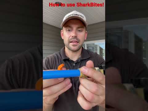 How To Install And Remove SharkBite Plumbing Fittings! #shorts #construction #diy #plumbing #howto