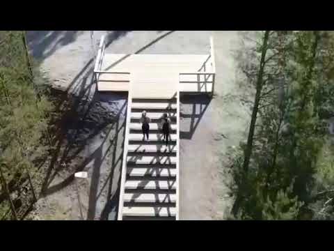 Urheilukeskuksen kuntoportaiden esittely