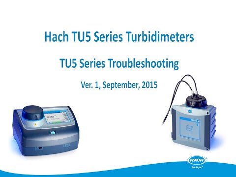 TU5 Series Turbidimeters - Troubleshooting