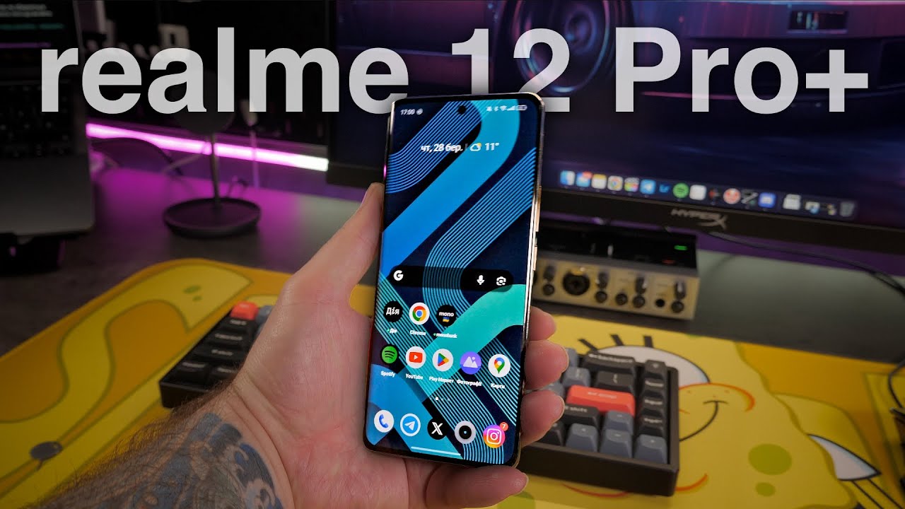 realme 12 Pro+ 5G 12/512GB (Submariner Blue) video preview