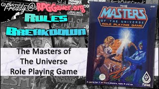 The Masters of the Universe Role Playing Game (FASA, 1985) | Rules Breakdown