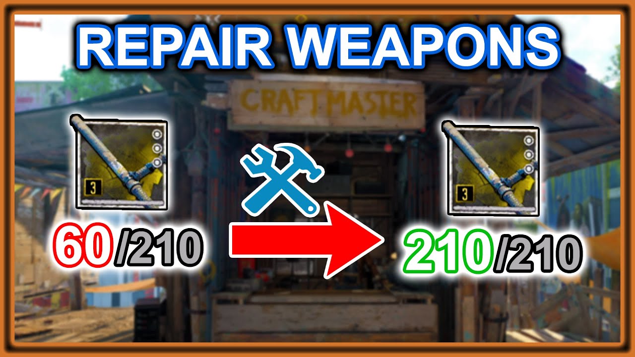 How To Repair Weapons In Dying Light 2