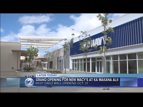 Toda a emoção em Kapolei com a abertura do novo shopping