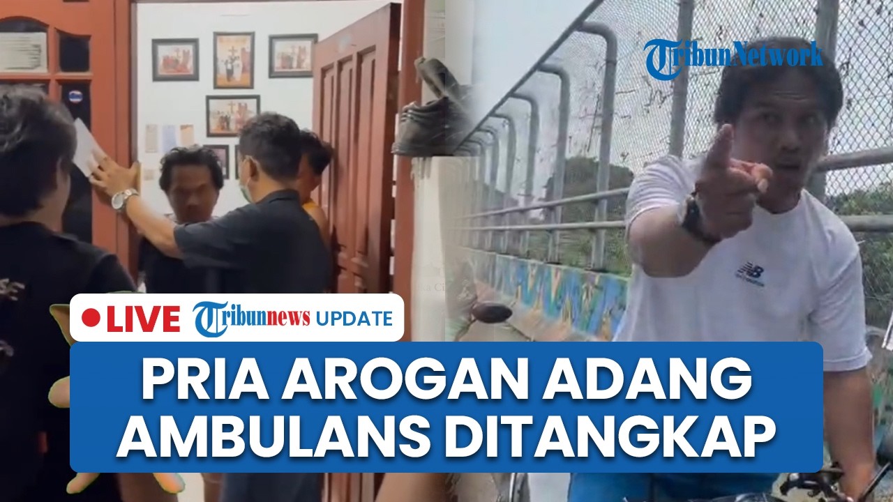 LIVE: Viral Aksi Arogan Pria di Depok Adang Ambulans Hendak Jemput Pasien, Pelaku Ditangkap Polisi