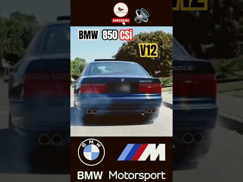 Thumbnail for Rare BMW 850CSi E31 V12 - Pure 90’s Muscle🛞🔥 #bmw #bmw850 #csi #bmwm by Rear-wheel drive, rall, BMW, rally, Car
