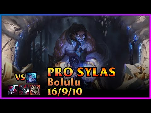 PRO Sylas Replay NASR ESPORTS Akademi [Bolulu/226 CS - 13.5k gold] | KDA 16/9/10 MID