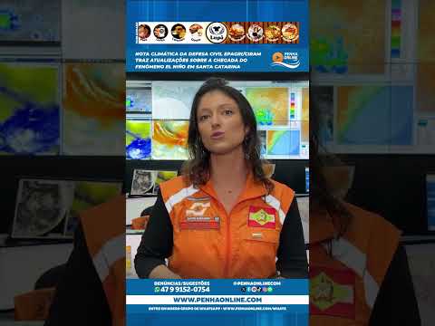 Nota climática da Defesa Civil e EPAGRI traz atualizações sobre a chegada do fenômeno El Niño em SC