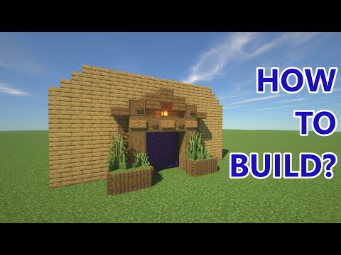 Build Beautiful Hell Portal in Minecraft - Step by Step!