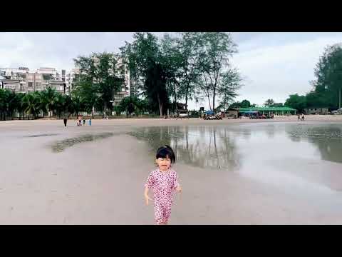 Afrina's beach time