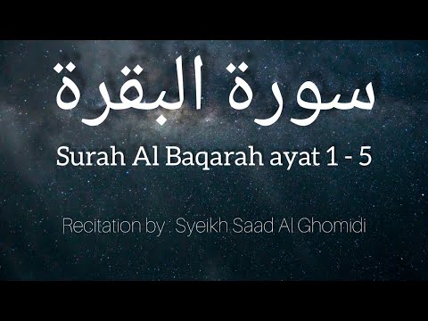 Surah Al Baqarah ayat 1-5 | Syekh Al Ghamidi