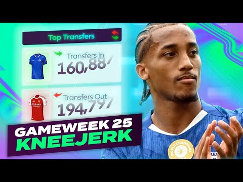 JOAO PEDRO 🚀 FPL KNEEJERK GAMEWEEK 25 | Fantasy Premier League Tips 2025/26
