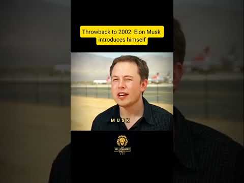 Elon Musk in 2002: The Moment a Legend Introduced Himself to the World | Rare Footage
