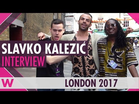 Slavko Kalezić (Montenegro 2017) Interview | London Eurovision Party 2017
