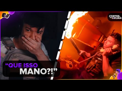 ARUAN REAGE: O TELEFONE TOCOU NA CASA ASSOMBRADA-CAÇADORES DE LENDAS (RENATO GARCIA)-Cortes do Aruan