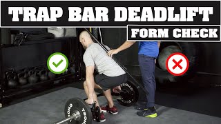 How To Trap Bar Deadlift *Build Strength And Size* | Form Check | Men