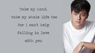 Daniel Padilla - Can&#39;t Help Falling In Love With You [Lyrics]