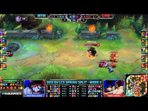 MeetYourMakers vs Gambit | S5 EU LCS Spring 2015 Week 5 Day 1 | MYM vs GMB W5D1G4 VOD 60FPS