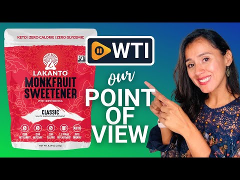 Lakanto Classic Monk Fruit Sweetener with Erythritol - White Sugar Substitute - WTI product video review