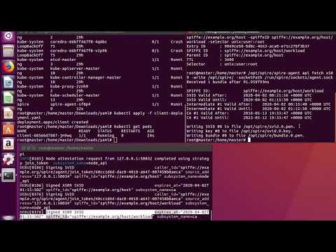 Secure Kubernetes Container Interaction using SPIFFE