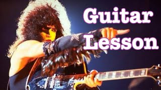 Under the Rose - KISS Guitar Solo Lesson