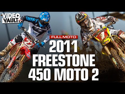 VOLLES MOTO. Reed und Dungey mit duellierenden roten Kennzeichen! 2011 Freestone National 450 Moto 2