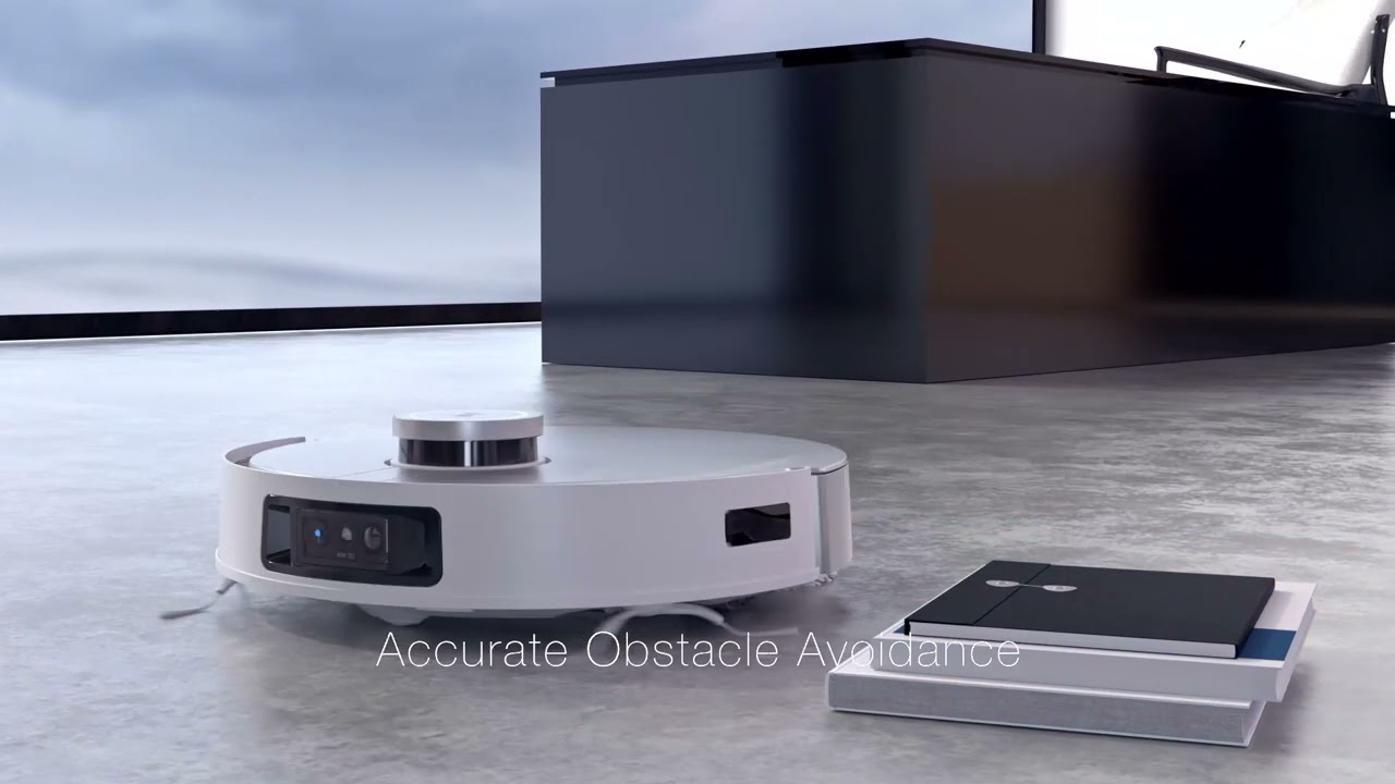 Робот-пылесос ECOVACS DEEBOT OZMO X1 OMNI Black (DEX11) video preview