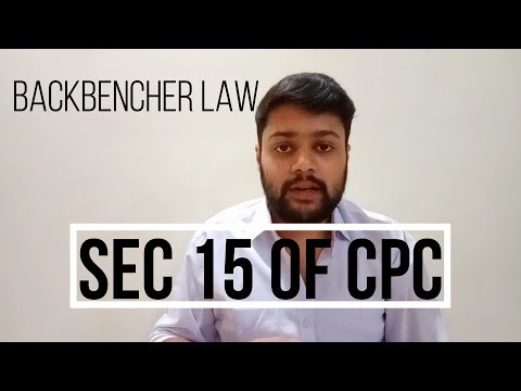 Section 15 of Cpc || Place of Suing