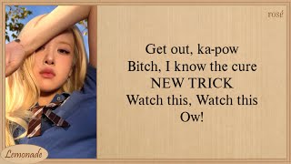 Download lagu ROSÉ new trick Lyrics mp3
