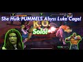 Abyss of Legends Luke Cage Solo! DESTROYED by She Hulk!