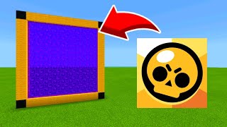 Minecraft Pe How To Make a Portal To The Brawl Stars Dimension - Mcpe Portal To Brawl Stars!!!